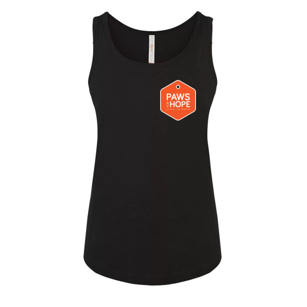 Ladies Tank Orange Logo  Thumbnail